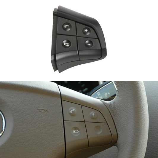 Panneau de boutons de commande au volant côté droit 4 boutons 1648200110 pour Mercedes-Benz W164, conduite à gauche, côté droit 4 boutons (noir), côté droit 4 boutons (café), côté droit 4 boutons (gris)
