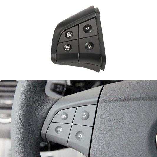 Car Left Side 4-button Steering Wheel Switch Buttons Panel 1648200010 for Mercedes-Benz W164, Left Driving