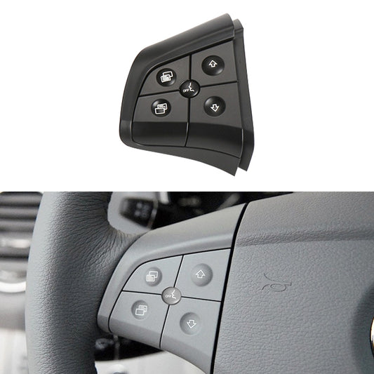 Panneau de boutons de commande au volant gauche 5 boutons 1648200010 pour Mercedes-Benz W164, conduite à gauche, côté gauche 5 boutons (noir), côté gauche 5 boutons (café), côté gauche 5 boutons (gris)