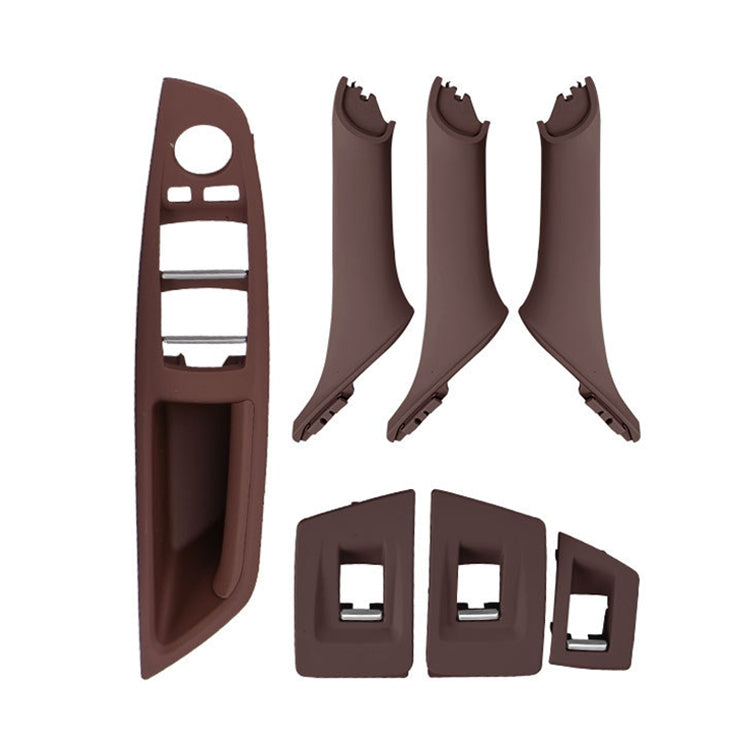 Car Standard Version Inside Doors Handle Pull Trim Cover 5141 7225 873 for BMW F10 F18, Left Driving, Standard Version (Black), Standard Version (Dark Coffee), Standard Version (Beige White), Standard Version (Grey), Standard Version (Beige)�����������...