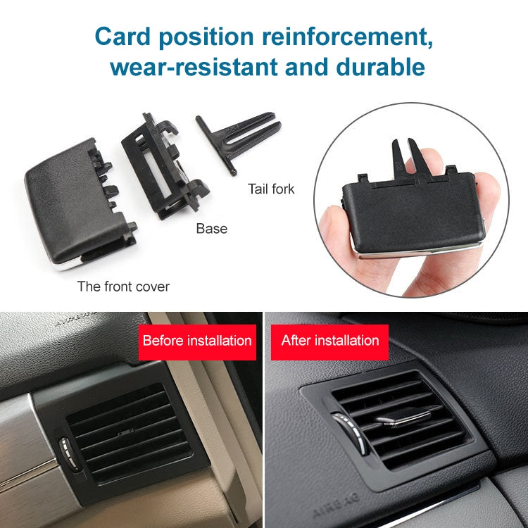 Car Air Conditioning Exhaust Switch Paddle Air Conditioning Leaf Clip for Mercedes-Benz W204 2008-2010, For Mercedes-Benz W204 2008-2010