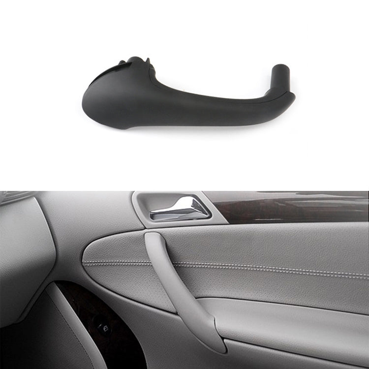 Embellecedor para tirador de puerta interior trasera derecha de Mercedes-Benz Clase C W203 (2007), volante a la izquierda, trasera derecha (negro), trasera derecha (gris) y trasera derecha (beige).