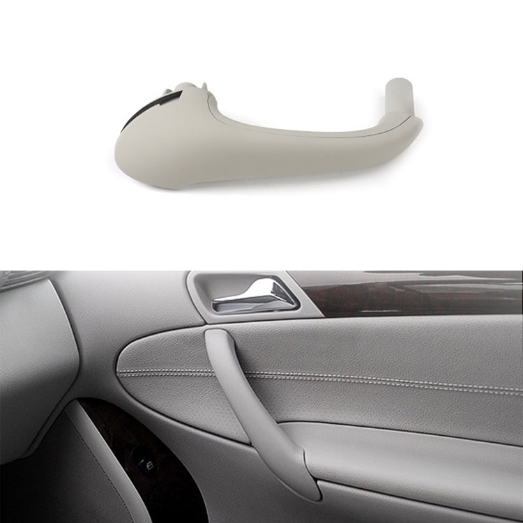 Embellecedor para tirador de puerta interior trasera derecha de Mercedes-Benz Clase C W203 (2007), volante a la izquierda, trasera derecha (negro), trasera derecha (gris) y trasera derecha (beige).