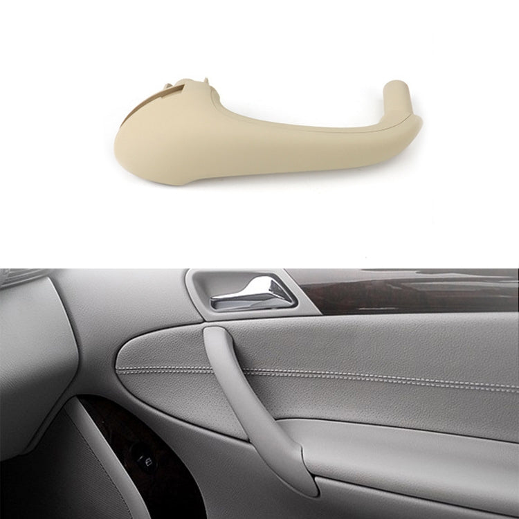 Embellecedor para tirador de puerta interior trasera derecha de Mercedes-Benz Clase C W203 (2007), volante a la izquierda, trasera derecha (negro), trasera derecha (gris) y trasera derecha (beige).