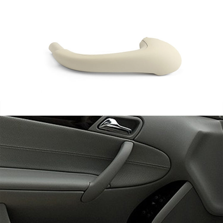 Car Front Left Inside Doors Handle Pull Trim Cover for Mercedes-Benz C-class W203 -2007, Left and Right Driving, Front Left (Beige), Front Left (Black), Front Left (Grey)