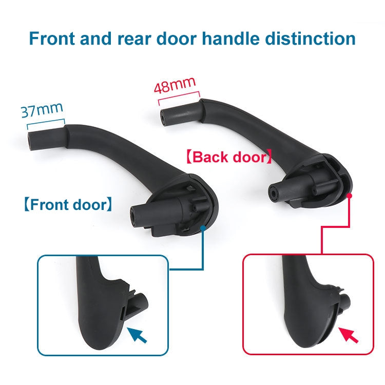 Car Front Left Inside Doors Handle Pull Trim Cover for Mercedes-Benz C-class W203 -2007, Left and Right Driving, Front Left (Beige), Front Left (Black), Front Left (Grey)