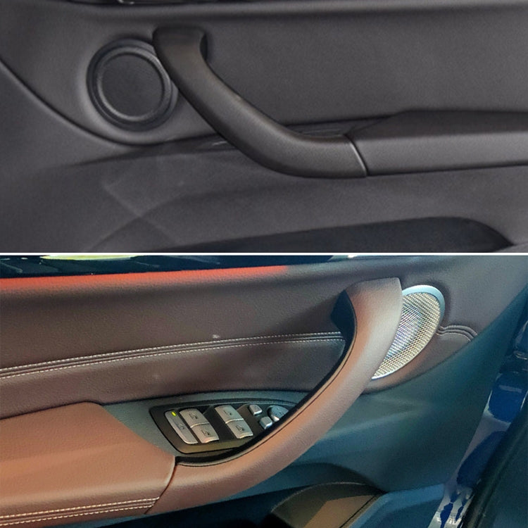 Car Left Side Inside Doors Handle Pull Trim Cover 51417417513 for BMW X1 2016-, Left Driving, Left Side (Black), Left Side (Coffee), Left Side (Beige White), Left Side (Beige), Left Side (Red)