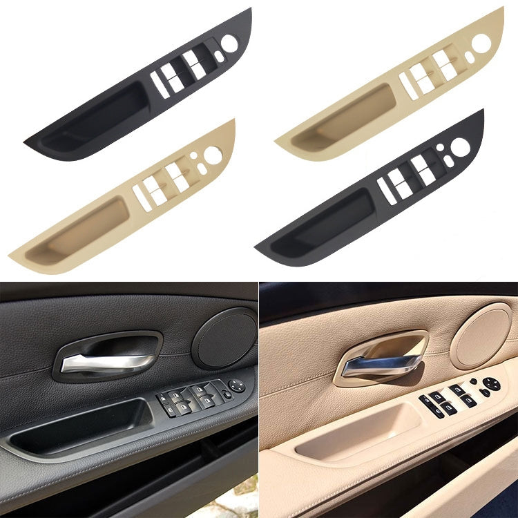 Car Left Front Door Window Lift Switch Trim Panel 51416983705 for BMW E60 2008-2010, Left Driving High Configuration Version, High Configuration Version