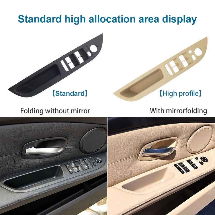 Car Left Front Door Window Lift Switch Trim Panel 51416983705 for BMW E60 2008-2010, Left Driving High Configuration Version