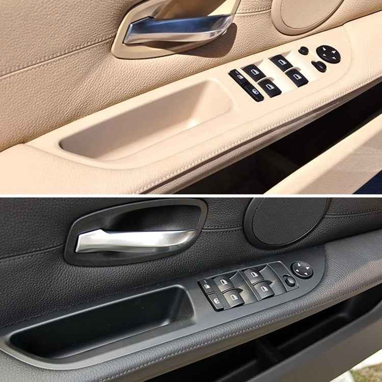 Car Left Front Door Window Lift Switch Trim Panel 51416983705 for BMW E60 2008-2010, Left Driving High Configuration Version