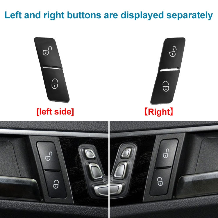 Car Right Side Door Lock Switch Buttons 2049058402 for Mercedes-Benz W204, Left Driving, For Mercedes-Benz W204 Right Side (Black), For Mercedes-Benz W204 Right Side (Red)