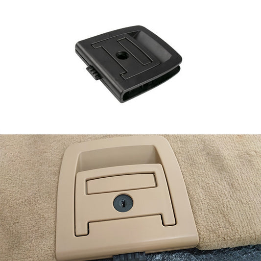Car Rear Trunk Mat Carpet Handle with Hole 51479120283 for BMW X5 / X6 2006-2013, Left Driving, with Hole For BMW X5 (Black), with Hole For BMW X5 (Beige)