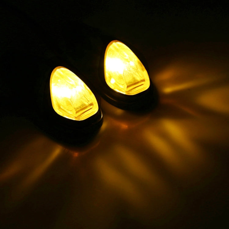 2pcs SL QGD Motorcycle 5W Turn Signal Light, SL QGD (Black), SL QGD (Carbon Fiber Black)