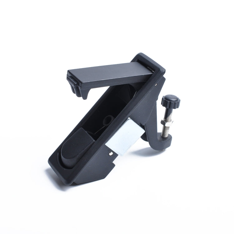 Black Zinc Alloy Adjustable Lever Hand Operated Compression Latch with Raised Trigger for RV / Trailer, Non-Locking