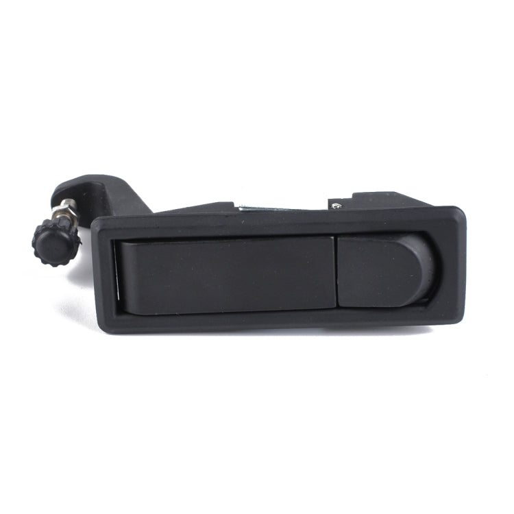 Black Zinc Alloy Adjustable Lever Hand Operated Compression Latch with Raised Trigger for RV / Trailer, Non-Locking