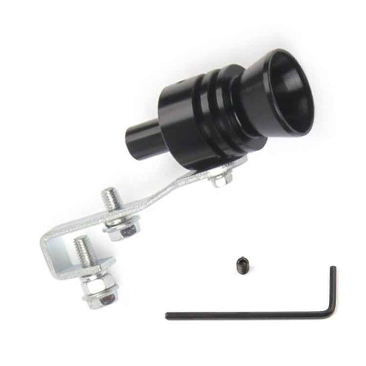 Universal Aluminum Turbo Sound Exhaust Muffler Pipe Whistle Car / Motorcycle Simulator Whistler, Size: L, Outside Diameter: 30mm