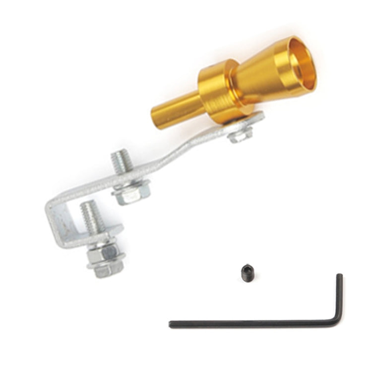 Universal Aluminum Turbo Sound Exhaust Muffler Pipe Whistle Car / Motorcycle Simulator Whistler, Size: S, Outside Diameter: 20mm