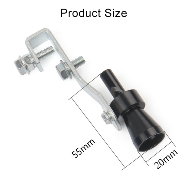 Universal Aluminum Turbo Sound Exhaust Muffler Pipe Whistle Car / Motorcycle Simulator Whistler, Size: S, Outside Diameter: 20mm, Size: S (Blue), Size: S (Red), Size: S (Silver), Size: S (Black), Size: S (Gold)