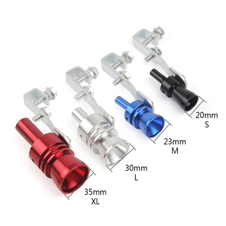Universal Aluminum Turbo Sound Exhaust Muffler Pipe Whistle Car / Motorcycle Simulator Whistler, Size: S, Outside Diameter: 20mm, Size: S (Blue), Size: S (Red), Size: S (Silver), Size: S (Black), Size: S (Gold)