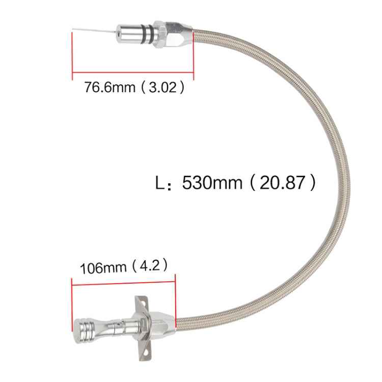 Car Flexible Stainless Transmission Gearbox Oil Dipstick 530mm Oil Measuring Rod for Chevrolet