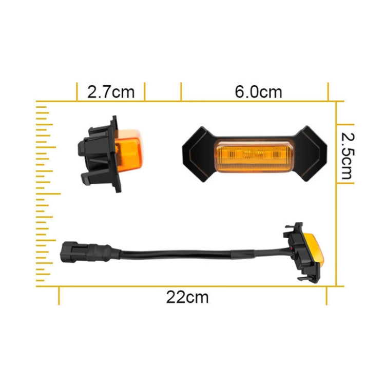 For Toyota Tacoma TRD 2016-2019 3 in 1 Car LED Front Grille Warning Lights, Daytime Running Lights & Wide Lights