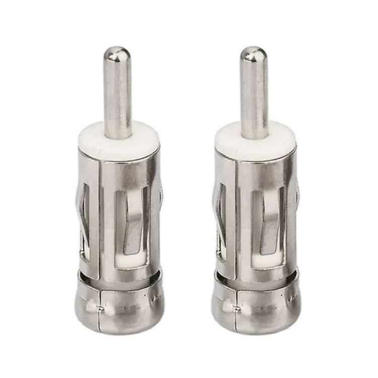 10pcs Car Vehicles Radio Stereo Aerial Antenna Mast Male Adapter DIN Connector Plug, DIN Connector Plug
