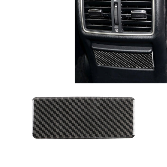 Car Carbon Fiber Rear Seat Ashtray Panel Decorative Sticker for Infiniti Q50 / Q60 2014-2020, Rear Seat Ashtray Panel