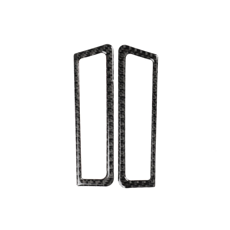 2 PCS Car Carbon Fiber A Column Air Outlet Frame Decorative Sticker for Infiniti Q50 / Q60 2014-2020, A Column Air Outlet Frame