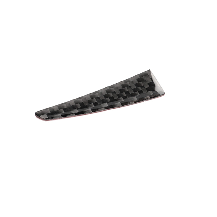 2 PCS Car Carbon Fiber Steering Wheel Below Decorative Sticker for Infiniti Q50 / Q60 2014-2020