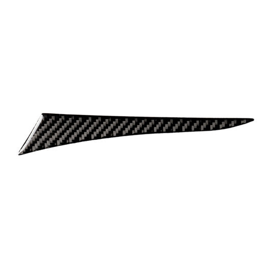 Car Carbon Fiber Left Side of the Dashboard Decorative Sticker for Infiniti Q50 / Q60 2014-2020, Left Drive