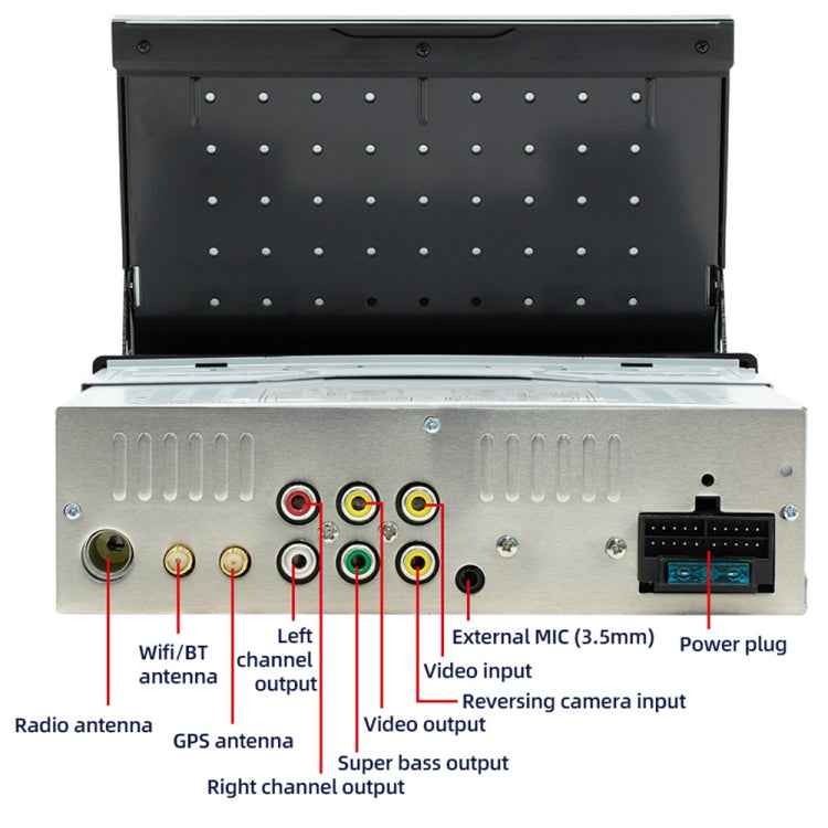 SWM 9702 Car HD 7 inch Android Radio Receiver MP5 Player, Support FM & Bluetooth & GPS & WiFi