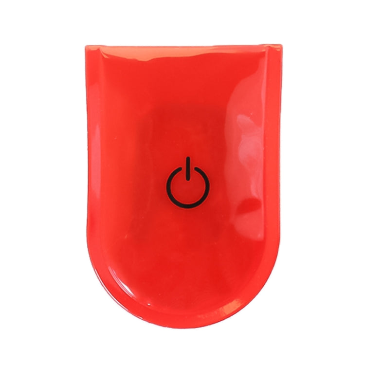 2 PCS Outdoor Night Running Safety Warning Light LED Illuminated Magnet Clip Light