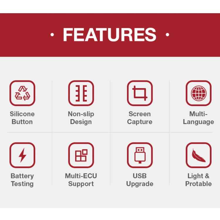 YA201 Car Mini Code Reader OBD2 Fault Detector Diagnostic Tool, YA201