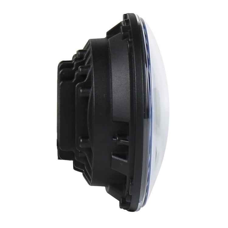 2 PCS 7 inch DC12V 6000K-6500K 50W Car LED Headlight Cree Lamp Beads for Jeep Wrangler / Harley, Support APP + Bluetooth Control