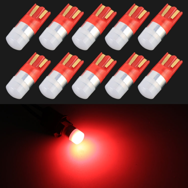 10 PCS T10 / W5W / 168 / 194 DC12V / 0.6W 1LEDs SMD-3030 Car Clearance Light