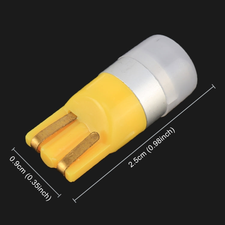 10 PCS T10 / W5W / 168 / 194 DC12V / 0.6W 1LEDs SMD-3030 Car Clearance Light
