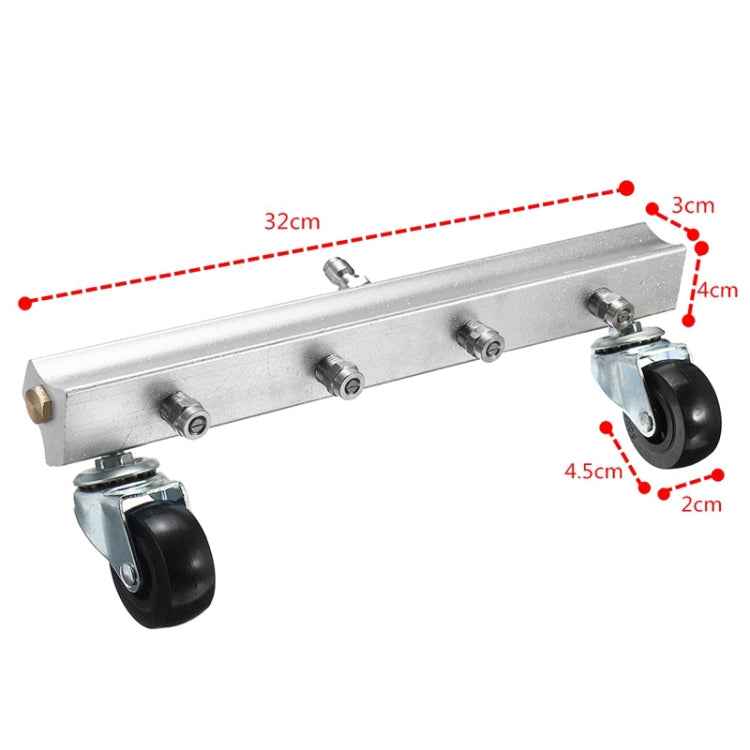 Car Body Chassis Car High Pressure Washing Machine Car Bottom Water Washing Machine 4 Nozzle Cleaner