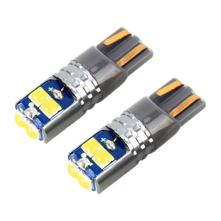2 PCS T10 / W5W / 168 DC12-24V / 1.8W / 6000K / 140LM Car Clearance Light 4LEDs SMD-3030 Lamp Beads with Decoding & Constant Current, 10pcs DC12-24V / 1.8W / 6000K / 140LM