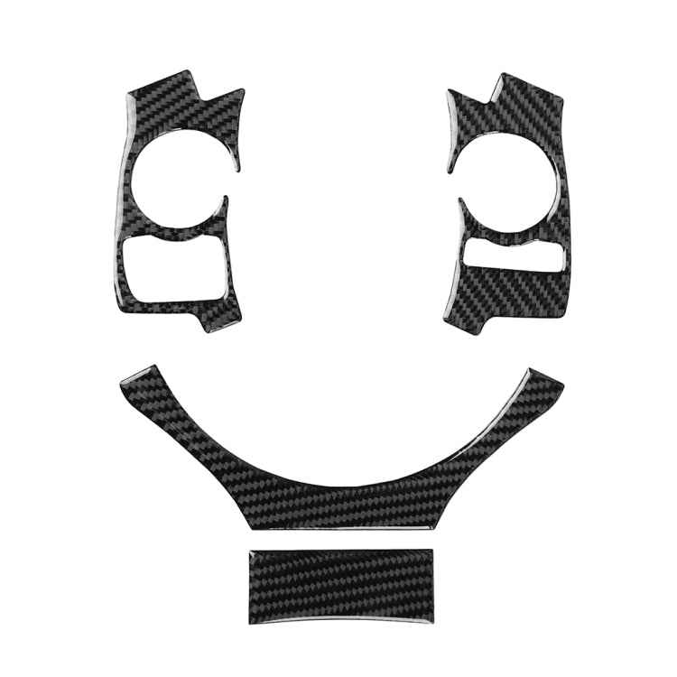 4 in 1 Car Carbon Fiber Steering Wheel Button Decorative Sticker for Lexus IS250 NX200 200t 300h, Left and Right Drive Universal, For Lexus IS250 NX200 200t 300h(A)