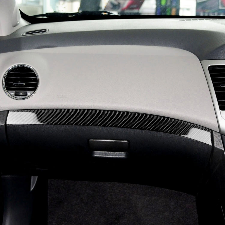Car Carbon Fiber Dashboard Decorative Stripe for Chevrolet Cruze 2009-2015, Right Drive