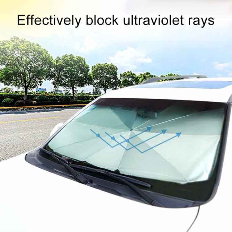 Car Retractable Sunshade Sunscreen Heat Insulation Front Windshield Sunshade, Small Size