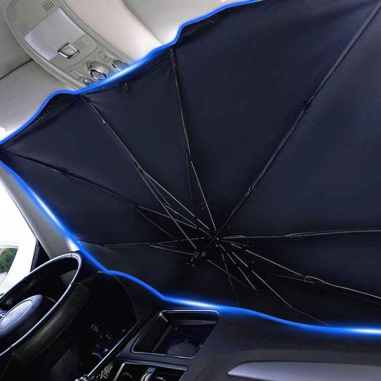 Car Retractable Sunshade Sunscreen Heat Insulation Front Windshield Sunshade, Small Size