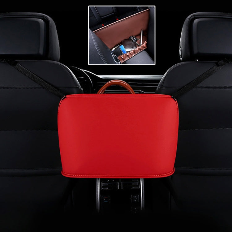 Car Front Seat Hanging Bag Storage Bag, Storage Bag (Wine Red), Storage Bag (Brown), Storage Bag (Black), Storage Bag, Storage Bag (Pink), Storage Bag (Beige), Storage Bag (Red)