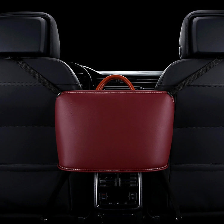 Car Front Seat Hanging Bag Storage Bag, Storage Bag (Wine Red), Storage Bag (Brown), Storage Bag (Black), Storage Bag, Storage Bag (Pink), Storage Bag (Beige), Storage Bag (Red)