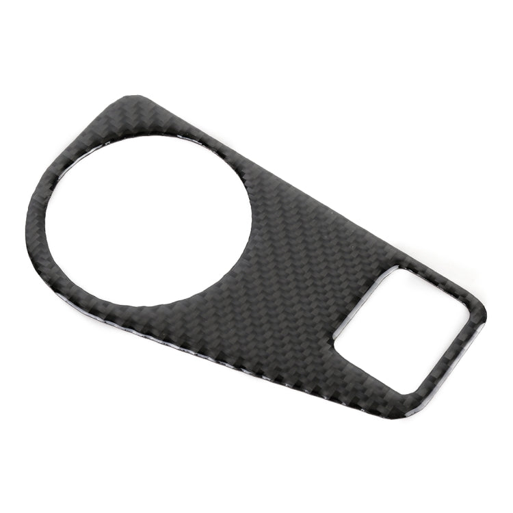Car Carbon Fiber Headlight Switch Panel Decorative Sticker for Volkswagen Tiguan L, High Configuration
