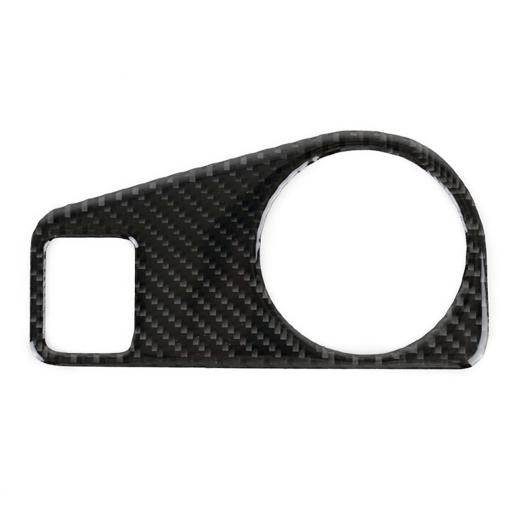 Car Carbon Fiber Headlight Switch Panel Decorative Sticker for Volkswagen Tiguan L, High Configuration