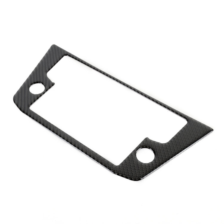 Car Carbon Fiber Navigation Frame Decorative Sticker for Volkswagen Tiguan L, High Configuration