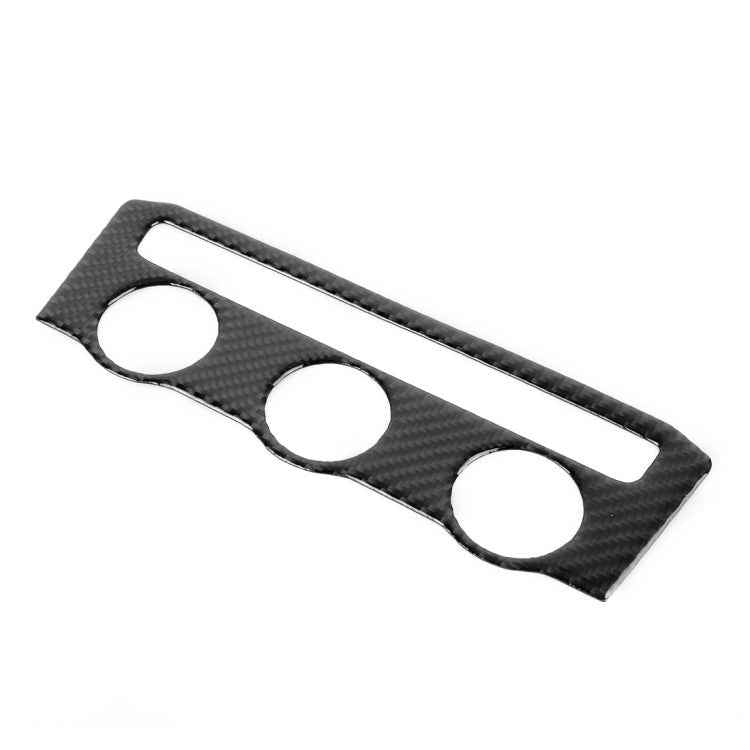 Car Carbon Fiber Air Conditioning Panel Decorative Sticker for Volkswagen Tiguan L, Low Configuration
