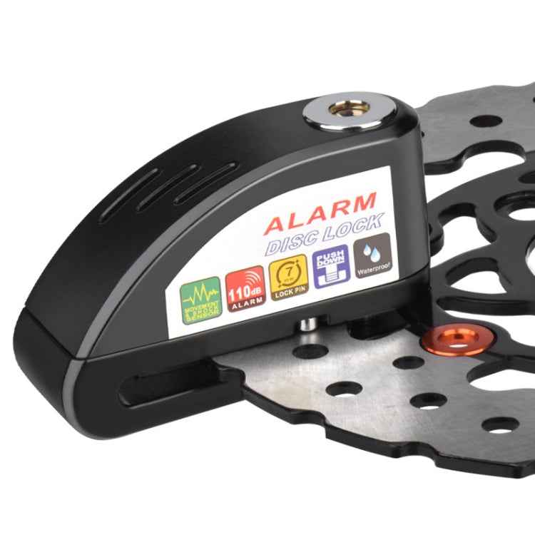 Motorcycles / Bicycle Anti-theft Lock Alarm Disc Brakes Lock with Cable and Bag