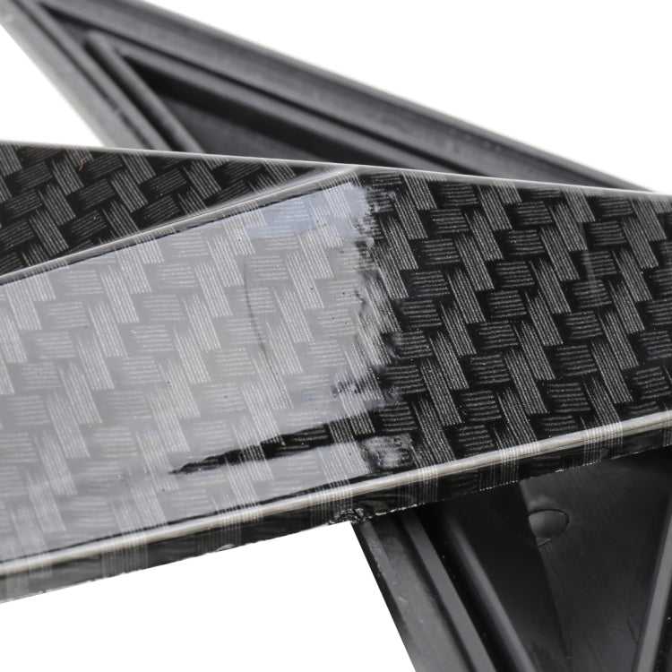 Modified Fender Side Wing Sticker Blade Side Shark Gill Car Body Decorative Sticker for Honda 10th Generation Civic, Carbon Fiber